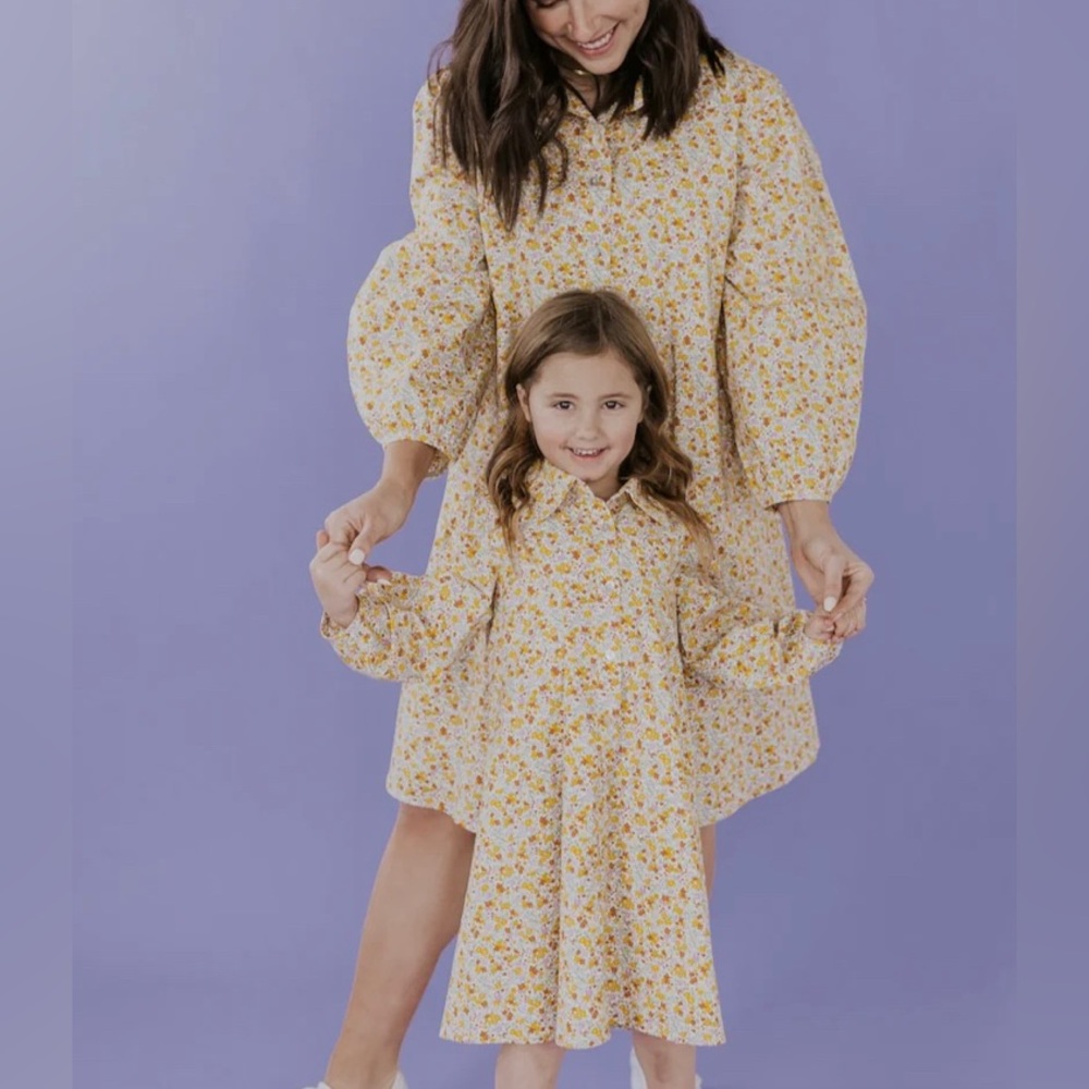 Cute mommy and me floral dresses
